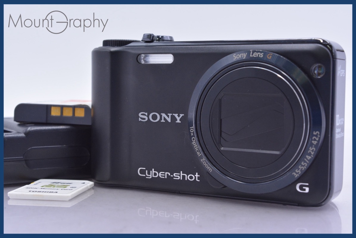 【動作保証】 ソニー SONY Cyber-shot DSC-HX5 10x バッテリー、充電器、メモリーカード付属 同梱無料 #yk6556