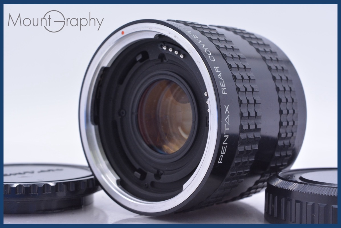 【動作保証】 ペンタックス PENTAX REAR CONVERTER-A 645 2X ボディーキャップ、後キャップ付 同梱無料 #am4721