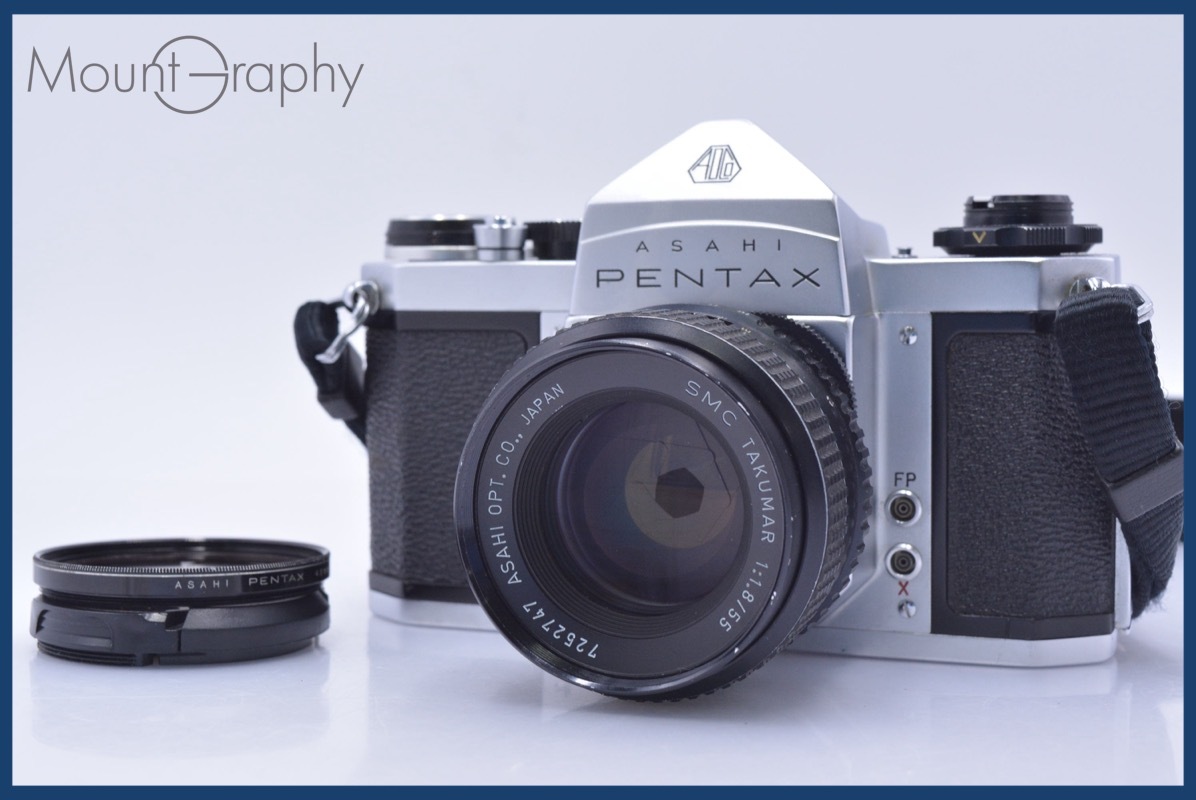 ペンタックス PENTAX SV + ペンタックス PENTAX SMC TAKUMAR 55mm F1.8 前キャップ&レンズフィルター付 同梱無料 #am4989