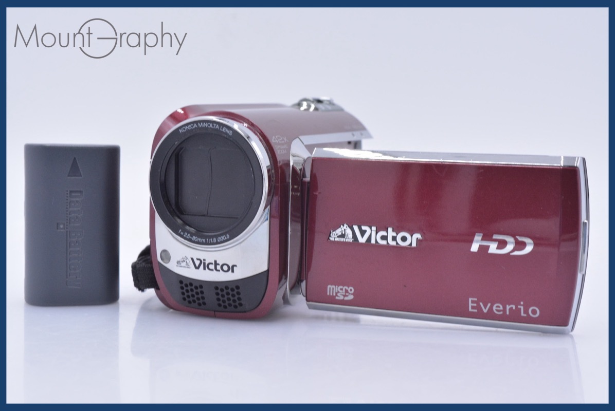 【動作保証】 ビクター Victor Everio GZ-MG840 42x バッテリー付属 同梱無料 #am4994
