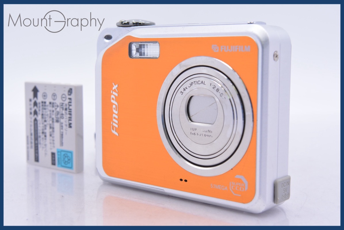 【動作保証】 富士フィルム FUJIFILM FinePix V10 3.4x バッテリー付属 同梱無料 #am5045