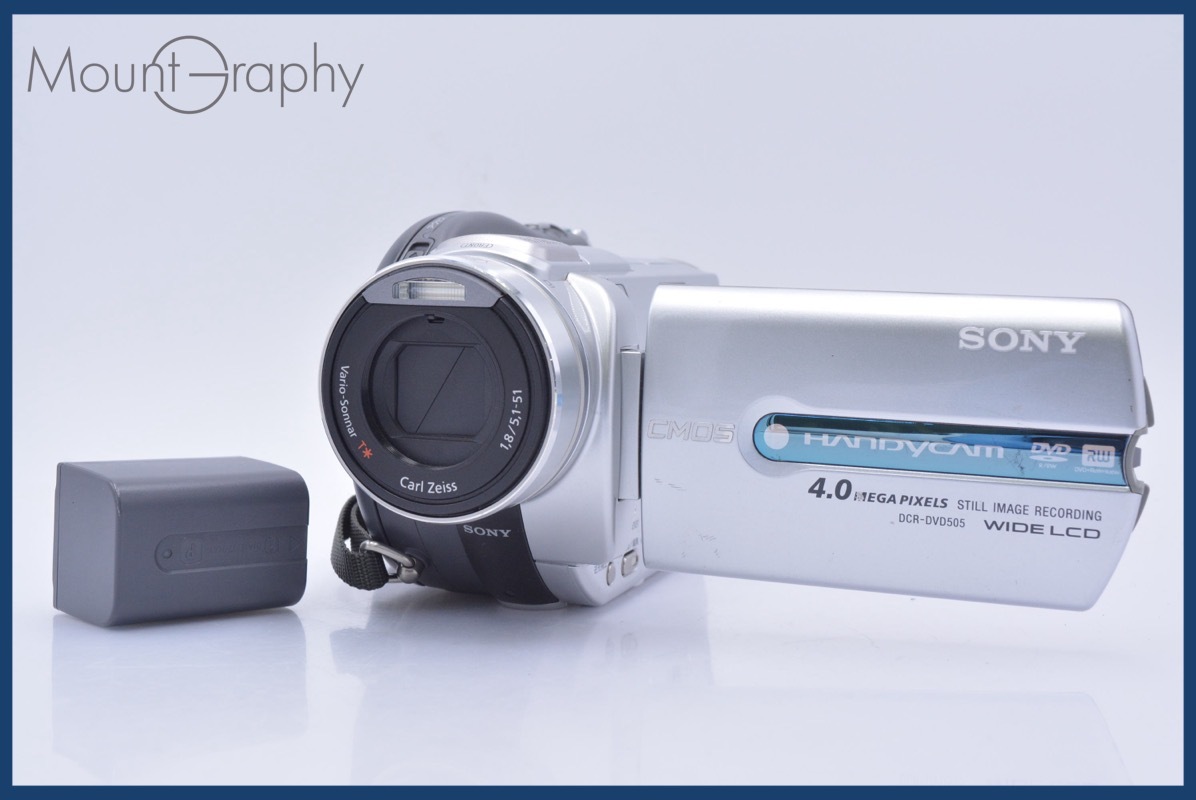 【動作保証】 ソニー SONY Handycam DCR-DVD505 バッテリー付属 同梱無料 #am4995