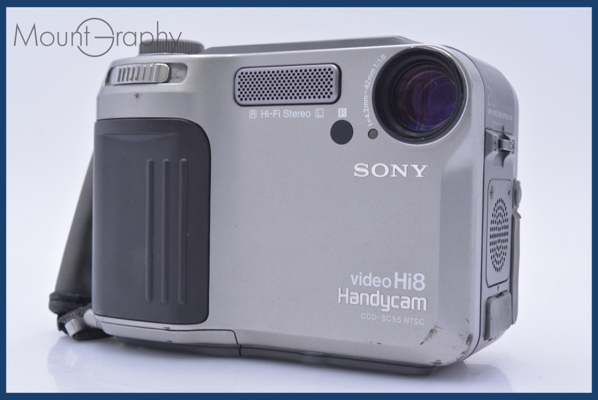 ソニー SONY video Hi8 Handycam CCD-SC55 20x 同梱無料 #am4999