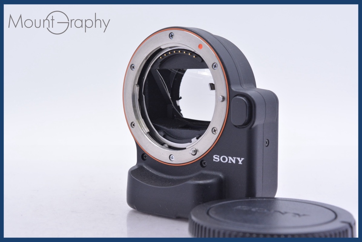 【動作保証】 ソニー SONY Mount Adaptor LA-EA4 後キャップ付 同梱無料 #am5285