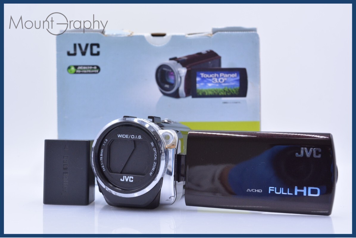 【動作保証】 ビクター JVC Everio GZ-E765 38x 元箱、バッテリー、取扱説明書付属 同梱無料 #yk6951