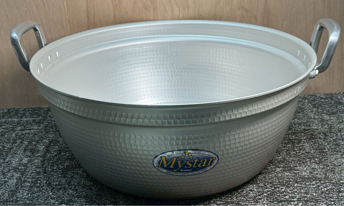 20260327-11 マイスター目盛付料理鍋　アルミニウム製　 業務用 調理器具 厨房機器 両手鍋 アルミ製 厨房 店舗用品 アルミ鍋