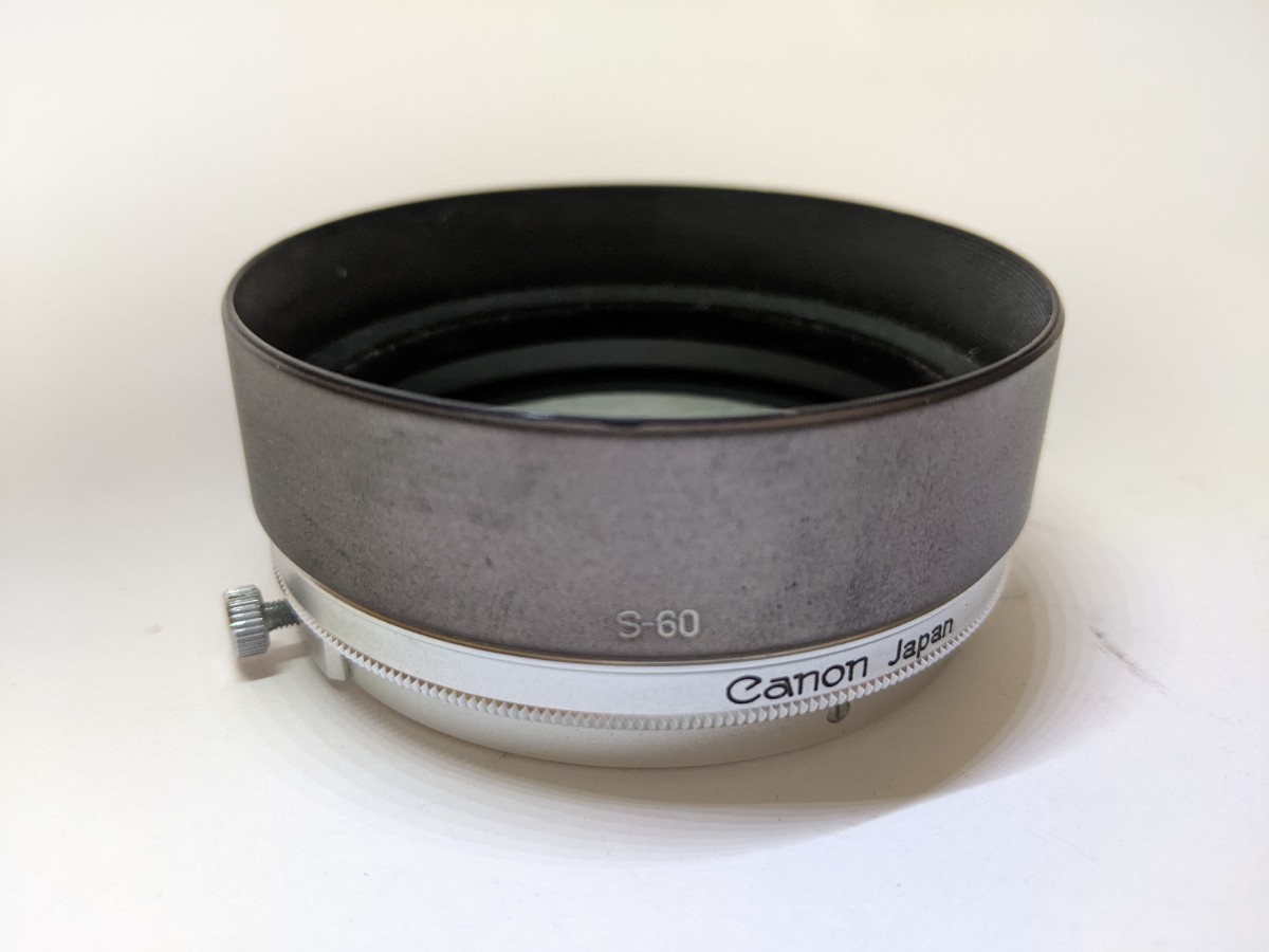 ★実用美品★ CANON キヤノン S-60 メタルレンズフード #6#A0231