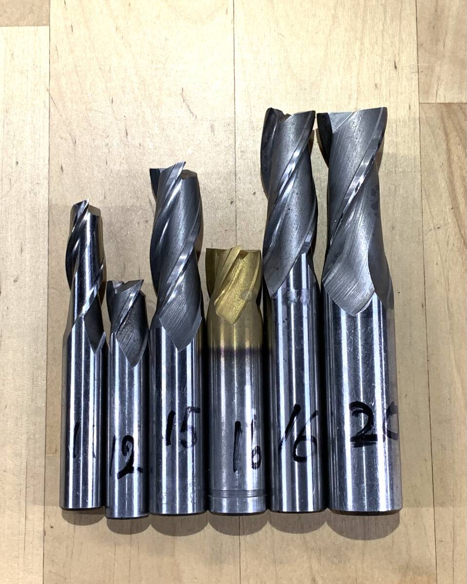 エンドミル　6本セット　中古品　③