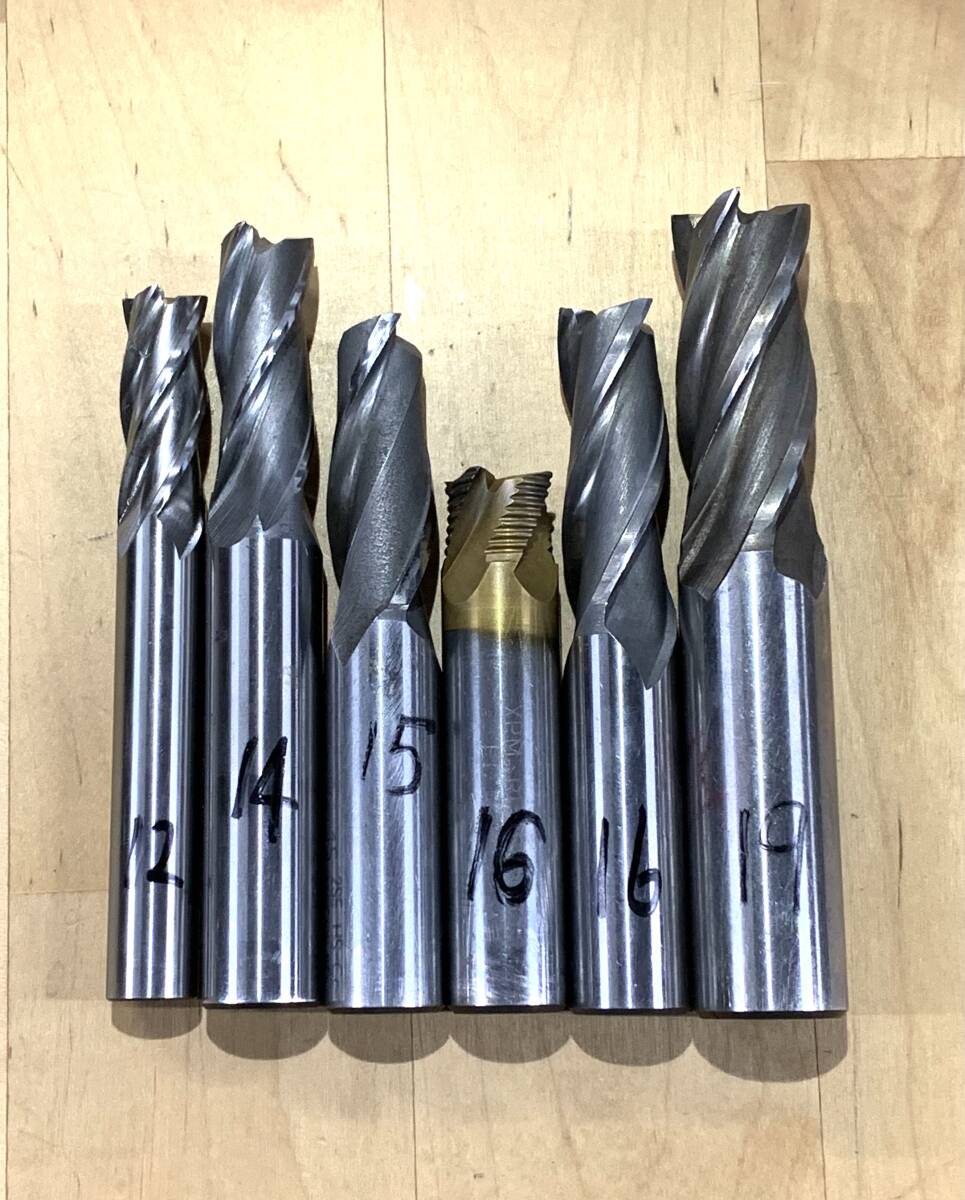 エンドミル　6本セット　中古品　④