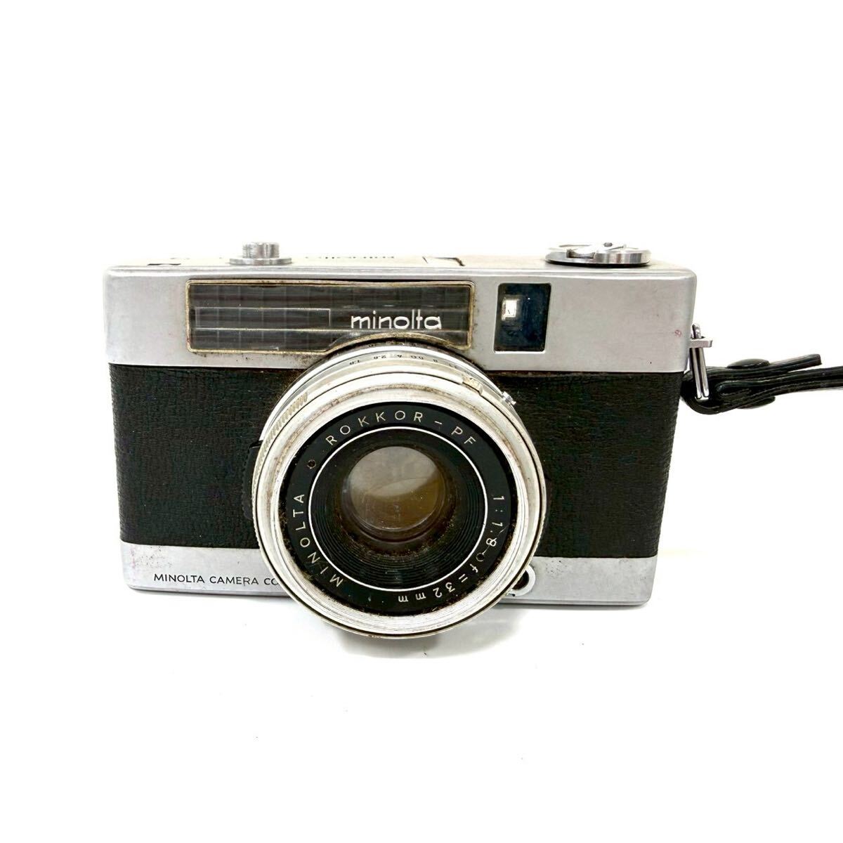 【ジャンク品】minolta repo-S ミノルタ レポ コンパクト フィルムカメラ ROKKOR-PF 32mm レンジファインダー ITB9W2OQ7XFC A0309