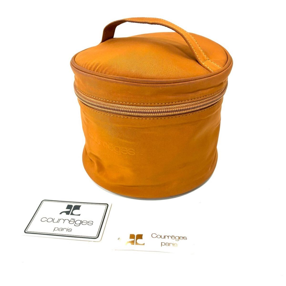 courreges paris クレージュ バニティバッグ メイクポーチ ナイロン 鞄 ポーチ フランス製 ITN7Q704O5TS G0309