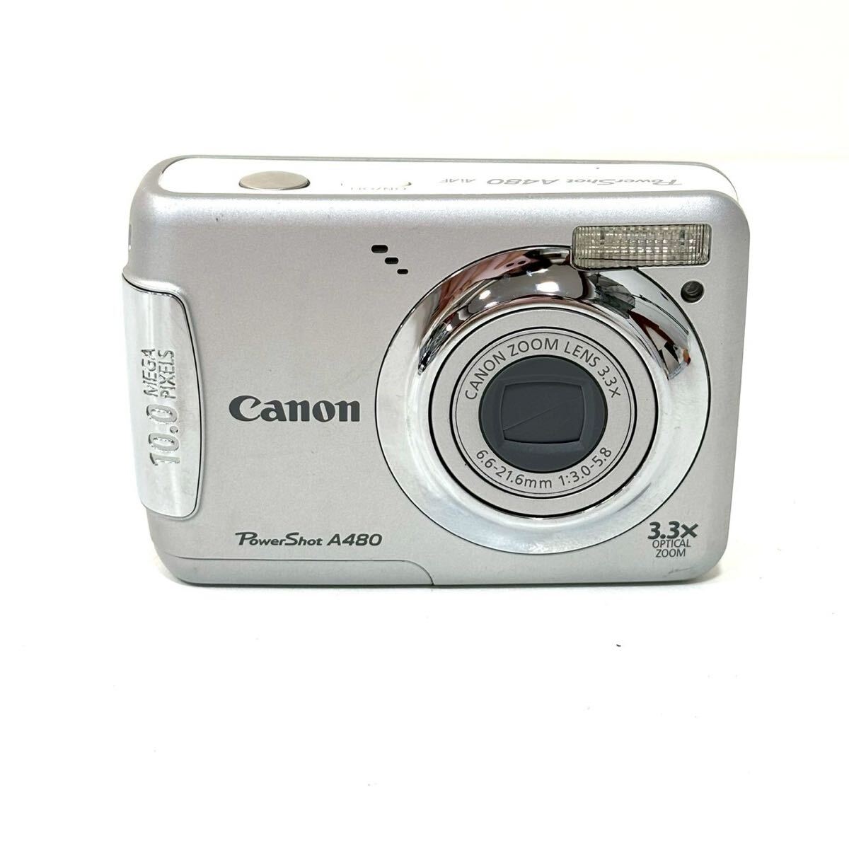 【動作未確認】Canon PowerShot A480 キャノン パワーショット デジカメ シルバー デジタルカメラ コンデジ ITBKJTETAKWG A0316
