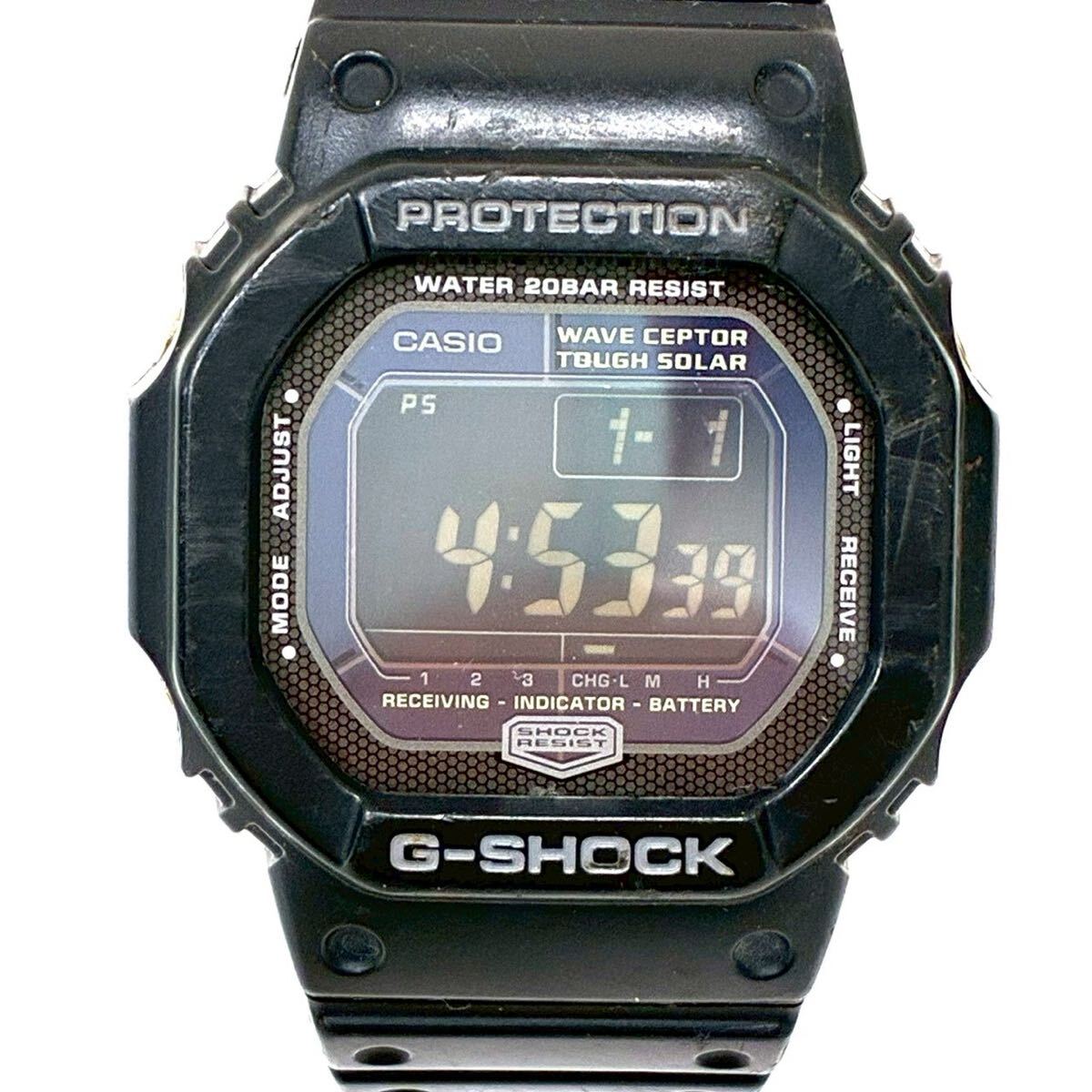 【不動品】CASIO カシオ G-SHOCK メンズ 腕時計 GW-5600BJ 2924 電波ソーラー ブラック ITLQDJ7RPBFA B0309