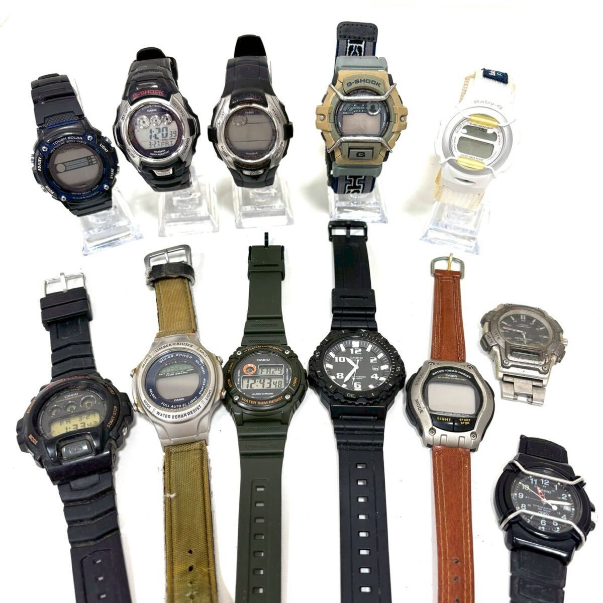 【ジャンク品】カシオ 12点まとめ CASIO ジーショック 3230 2037 3435 1681 1564 2178 など ITZ4XCO6GY00 B0319