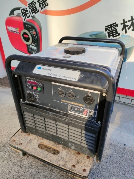 ◎【送料無料ではありませんご注意ください】SUBARUスバル インバータ発電機 SGI25W 稼働時間37.1H キャブオーバーホール、動作確認済み