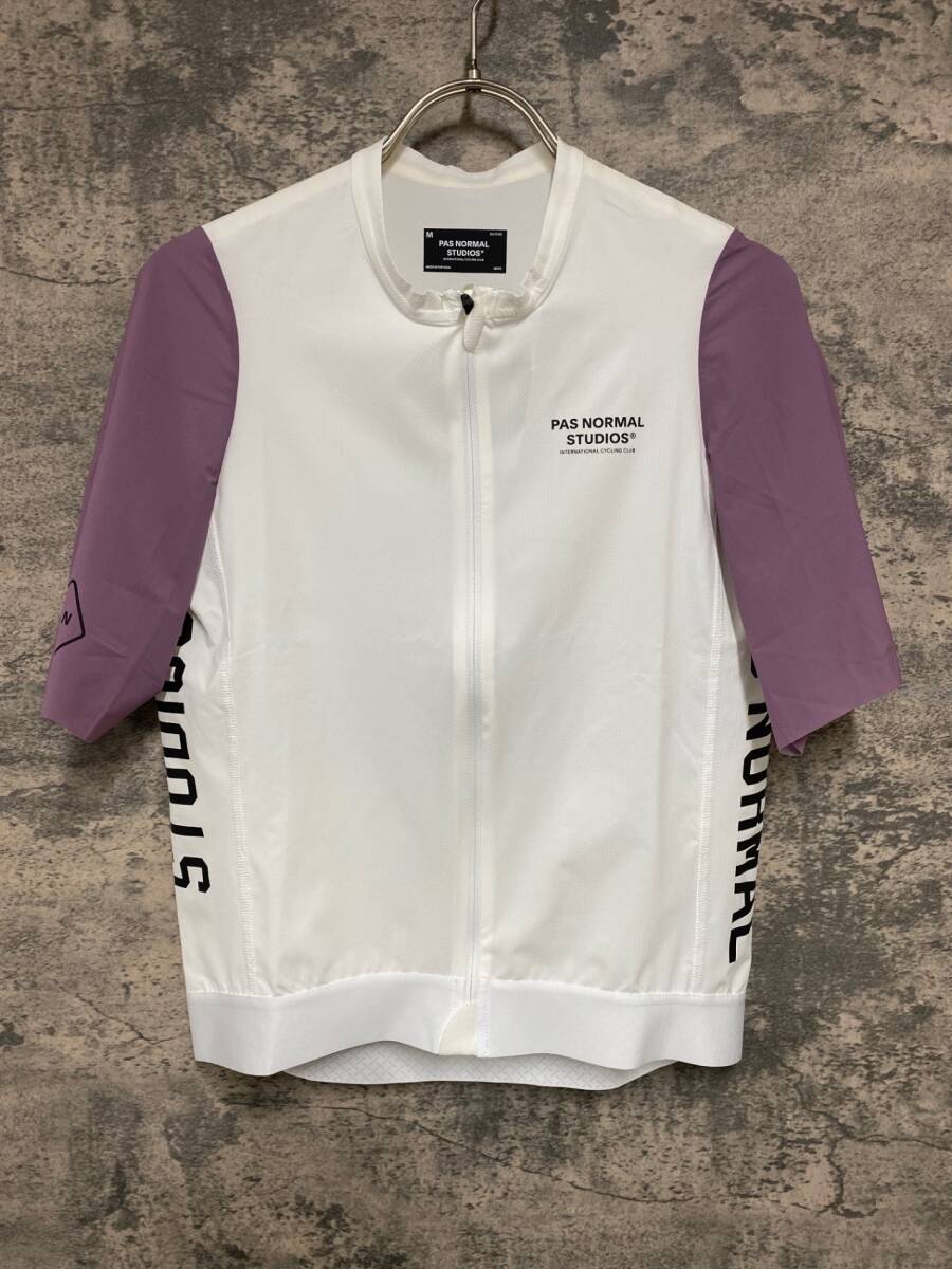 JY481 パスノーマルスタジオ PAS NORMAL STUDIOS Solitude Midsummer Jersey 半袖 サイクルジャージ ホワイト パープル M