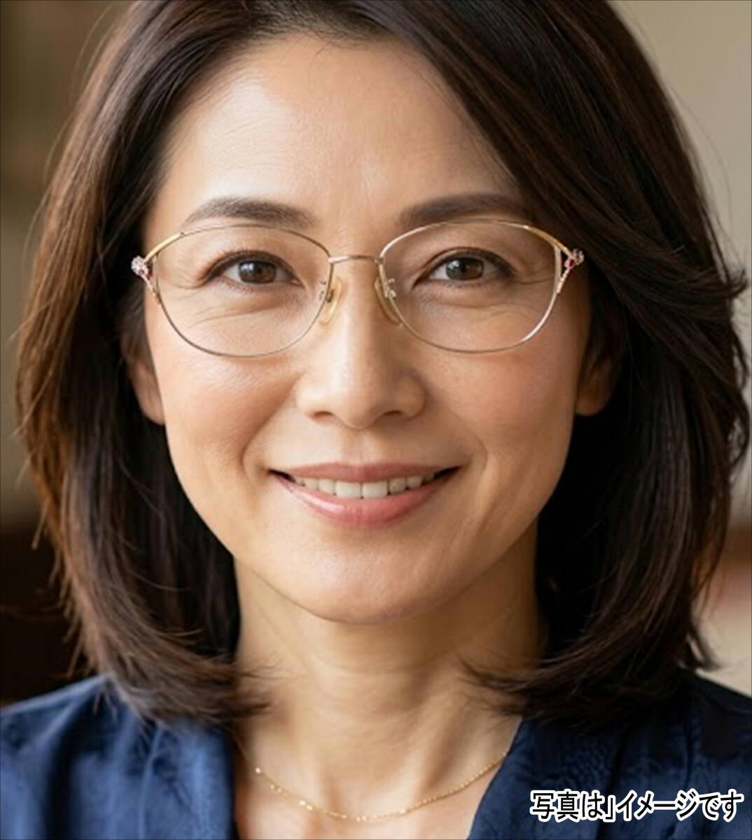 昭和レトロ・激レアヴィンテージ！天然石ルビー4石/Ｔ-005/ ナイロールフレーム ゴールド　品番MS2001 希少品