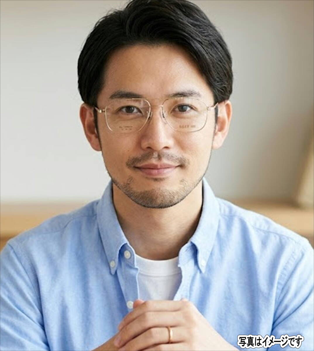 激レア！ヴィンテージ 【REEF】 /Q-004/オールチタン ツーブリッジ 眼鏡 フレーム ゴールド 56□16-142 未使用デモレンズ付 現品限り