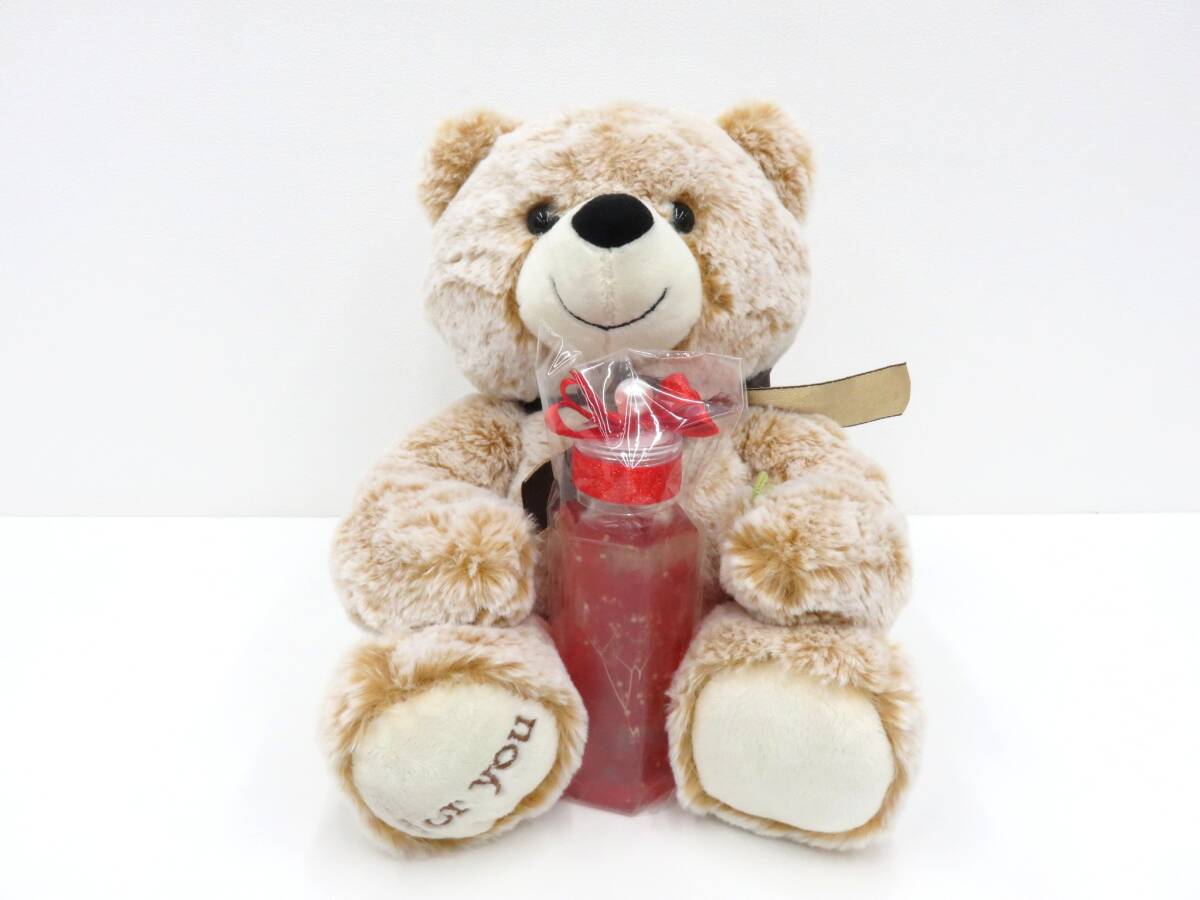 2291 玩具祭 HEADS 抱きつきアニマル くまのマックス 飾り付き 状態は要画像確認 現状渡し