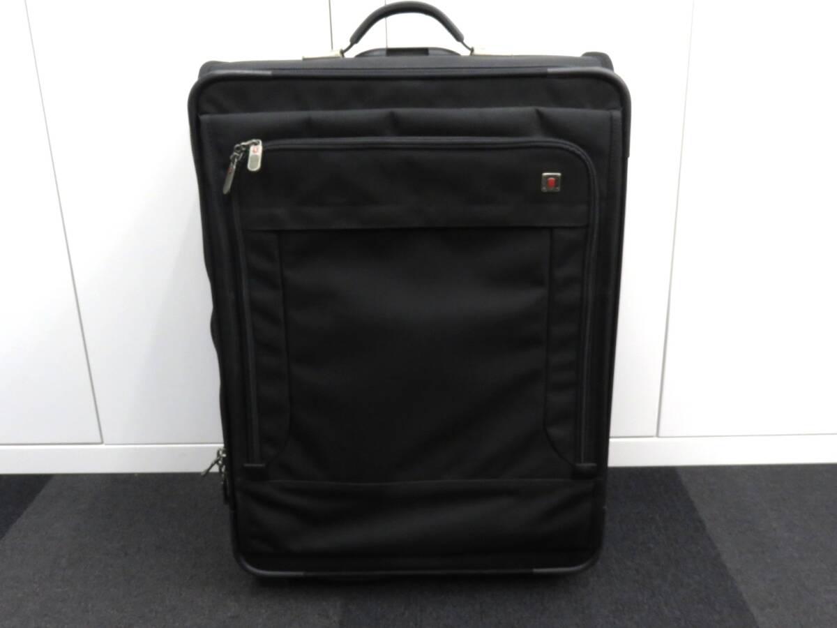 2454 バッグ祭 ビクトリノックス VICTORINOX スーツケース ブラック 二輪ホイール 長期保管品 状態は要画像確認 現状渡し