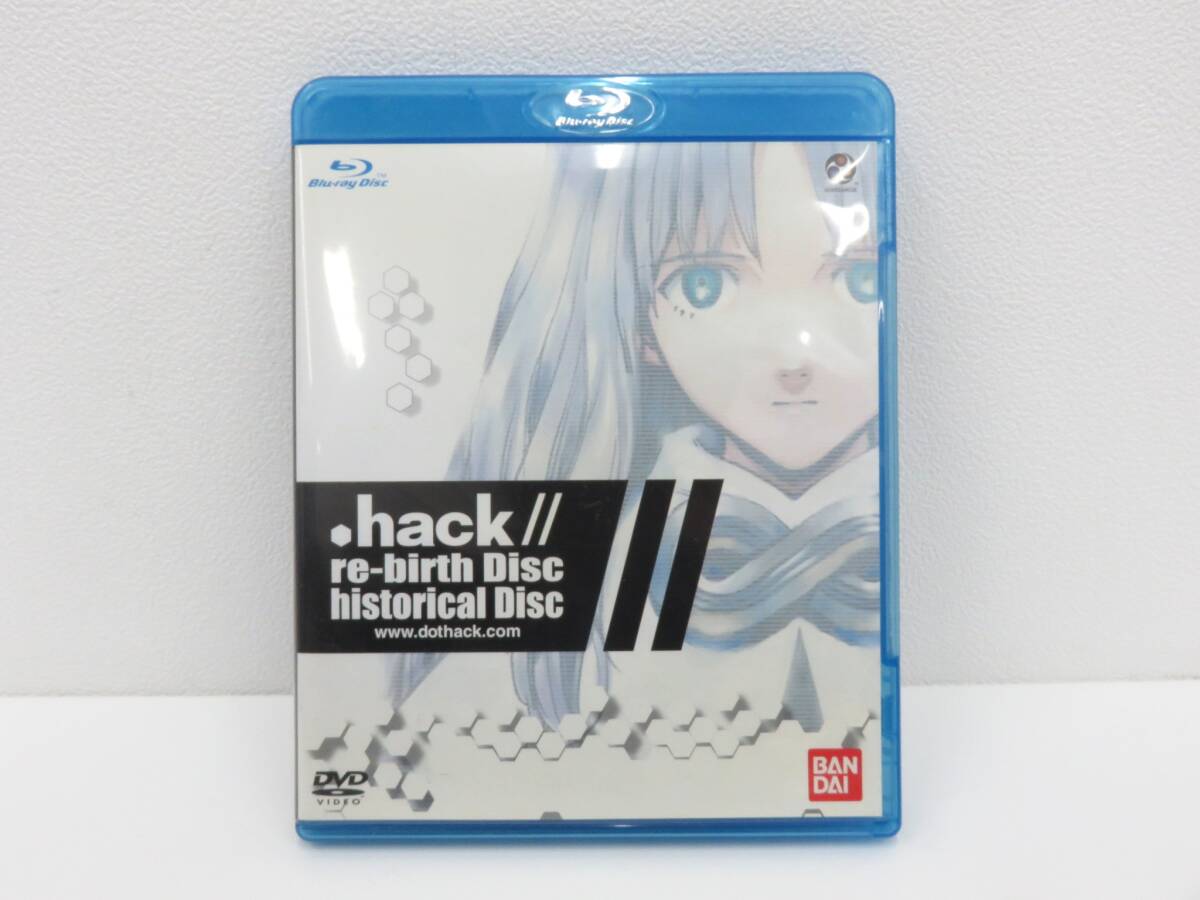 映像祭 BANDAI バンダイ .hack//re-birth Disc historical Disc Blu-ray ブルーレイ DVD 2枚組 状態は要画像確認 現状渡し