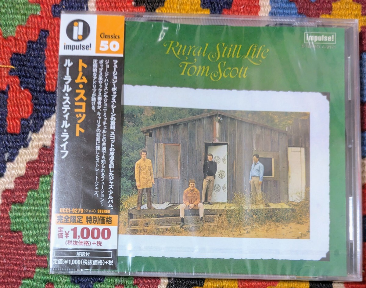 新品未開封 60's トム・スコット Tom Scott / ルーラル・スティル・ライフ　Rural Still Life 　 Impulse! UCCI-9279 1968年