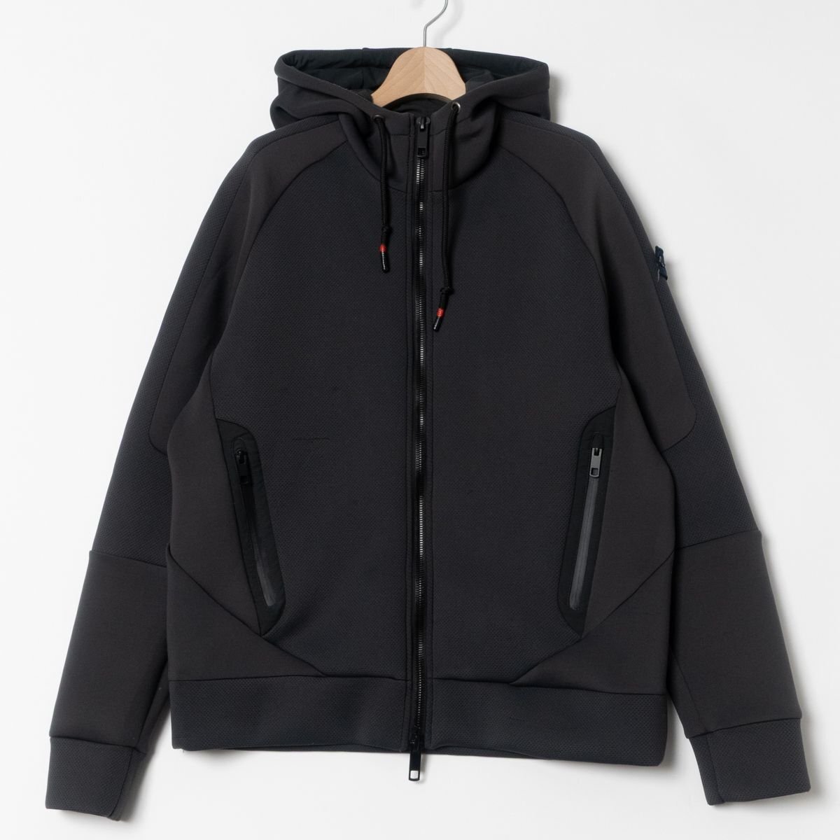 G-STAGE ジーステージ ダンボールニットフーデットジップアップブルゾン 48 メンズ 男性 ポリエステル 裏なし 春秋 グレー 灰色 アウター