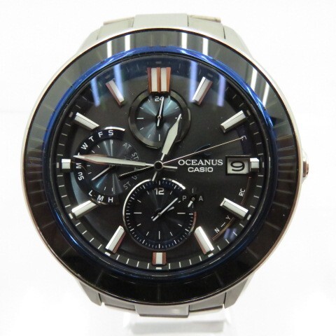 腕時計◆CASIO カシオ OCEANUS Manta OCW-S4000 Bluetooth搭載 マルチバンド6 タフソーラー 腕時計約17cm 動作品 中古品 1円～ ●AS1042■