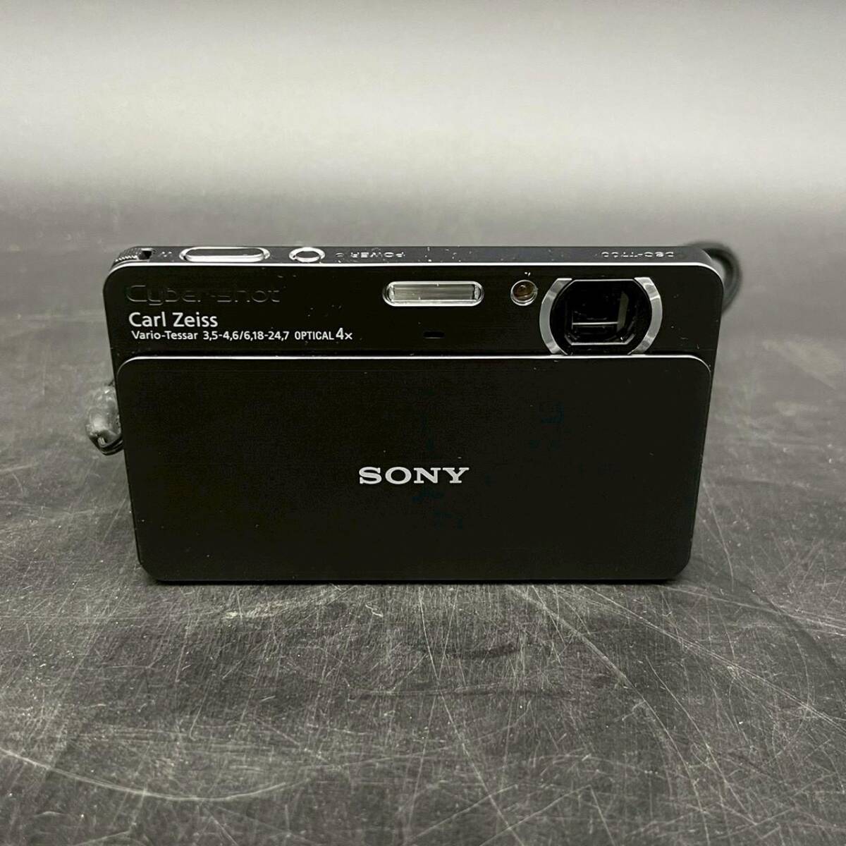 CV0305-4-3 現状品 SONY ソニー Cyber-shot DSC-T700 コンパクト デジタルスチルカメラ 10.1メガピクセル ブラック 60サイズ