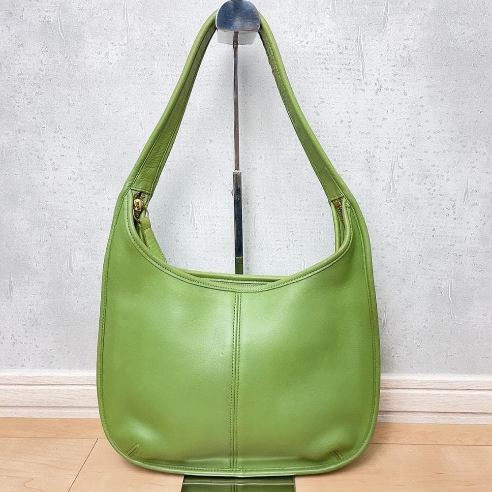 COACH oldcoach オールドコーチ エルゴ 9025 ワンショルダー ショルダーバッグ グリーン ヴィンテージ vintage Hobo Ergo Green Rare y2k