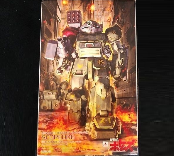 ★ ☆同梱OK☆ 装甲騎兵ボトムズ【新品未組立】WAVE-ウェーブ- 1/24 スコープドッグ レッドショルダーカスタム ダウンフォーム ★