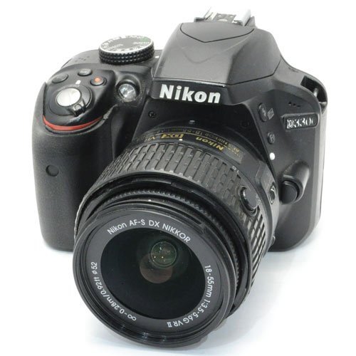 【中古品・ジャンク品】ショット数過多 レンズ部品欠損 現状渡し ニコン Nikon D3300 AF-S DX 18-55mm F3.5‐5.6 G II VR