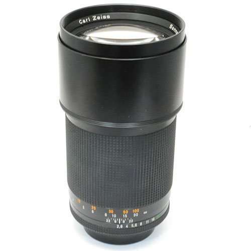 【中古品・ジャンク扱い品】カメラへの装着固い 現状渡し コンタックス CONTAX Sonnar 180mm F2.8 MM