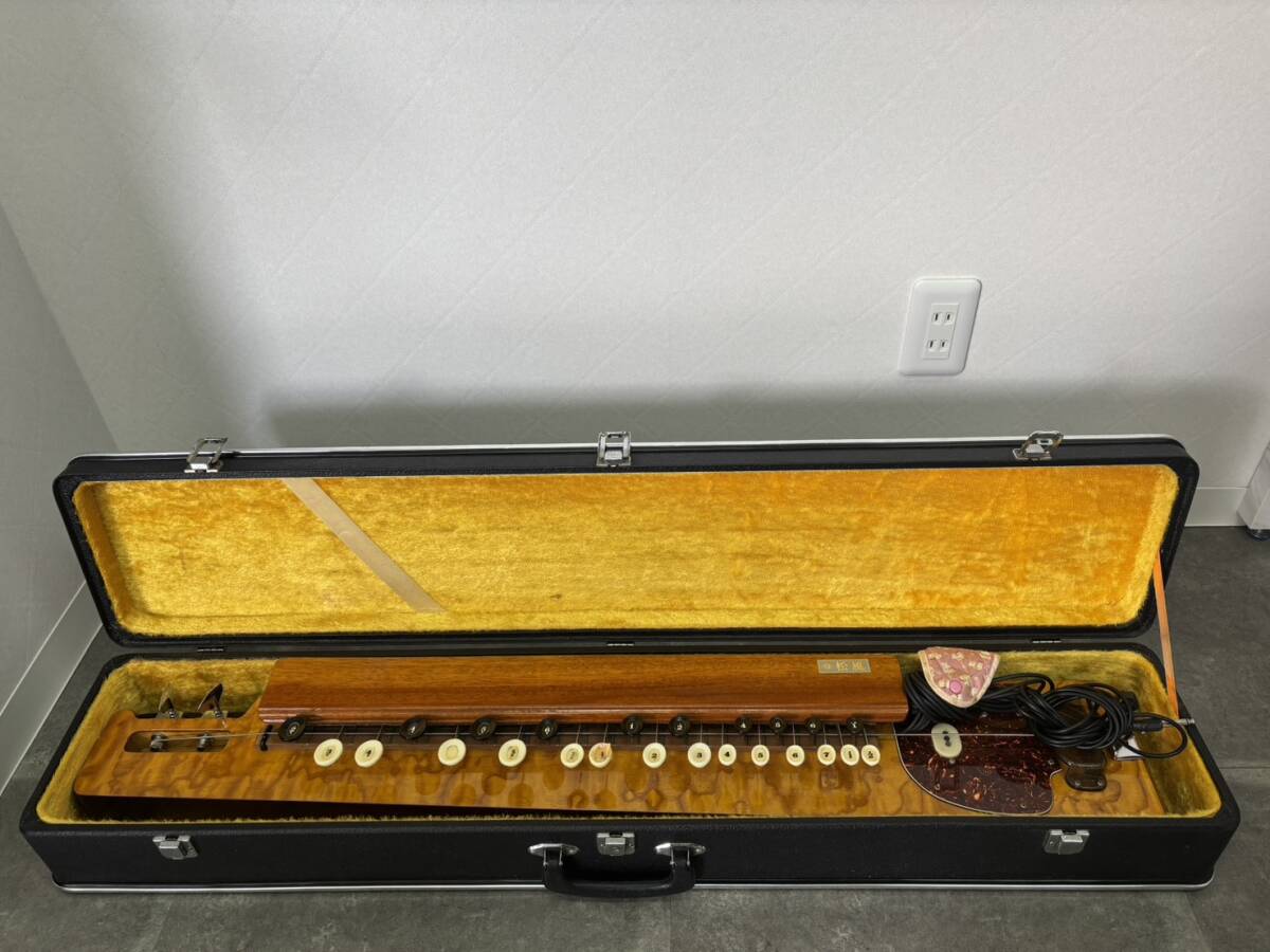 【F13967】1円～ 大正琴★松風★和楽器 楽器 弦楽器★ハードケース付★動作未確認★ジャンク