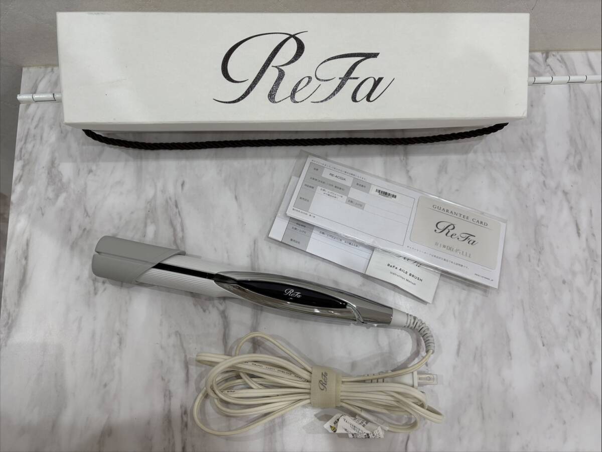 【SB9236】ReFa リファ ビューテック ストレートアイロン ヘアアイロン RE-AC02A 2019年製　