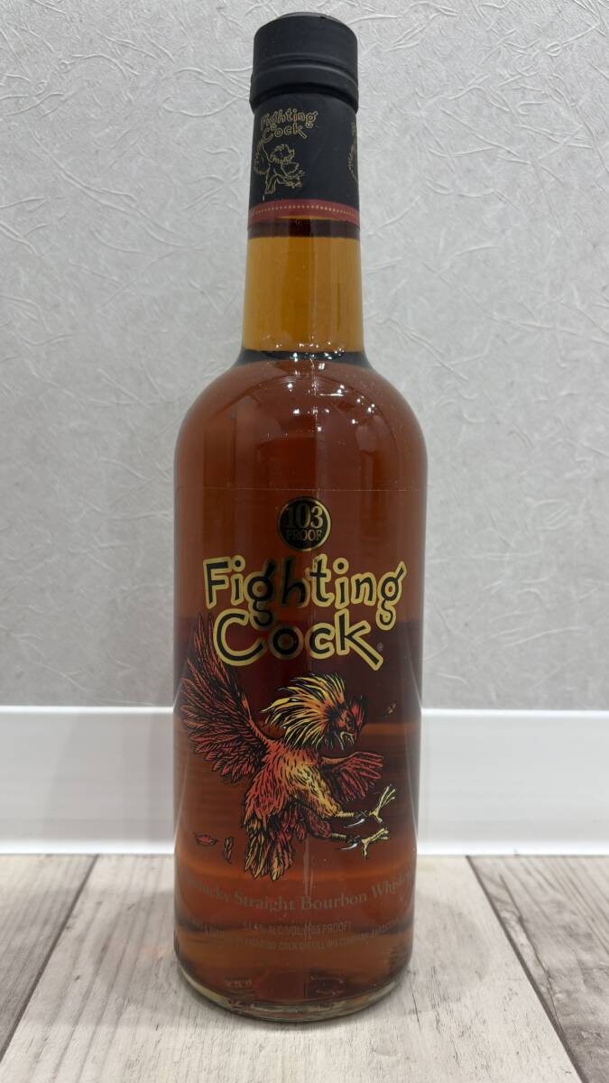 NN2455◆未開栓◆Fighting Cock ファイティングコック 103プルーフ ウイスキー 750ml 51.5% 