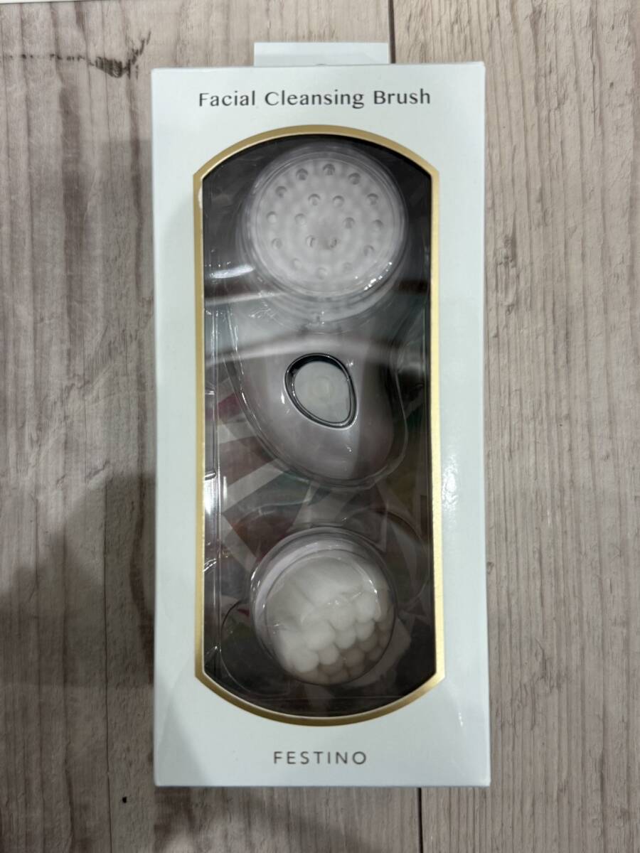 【FI1913】100円～フェスティノ フェイシャルクレンジングブラシ SMHB-001-PK ピンク FESTINO Facial Cleansing Brush 未使用 未開封