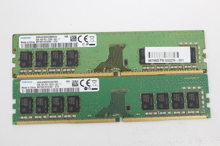 SAMSUNG DDR4 PC4 2666V 8GB×2枚セット 16GB メモリ☆