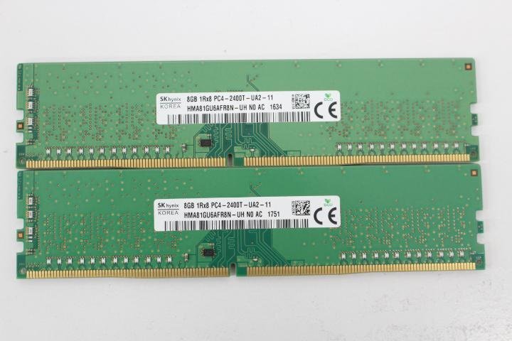 SKhynix HMA81GU6AFR8N-UH DDR4 PC4 2400T 8GB×2枚セット 16GB メモリ☆