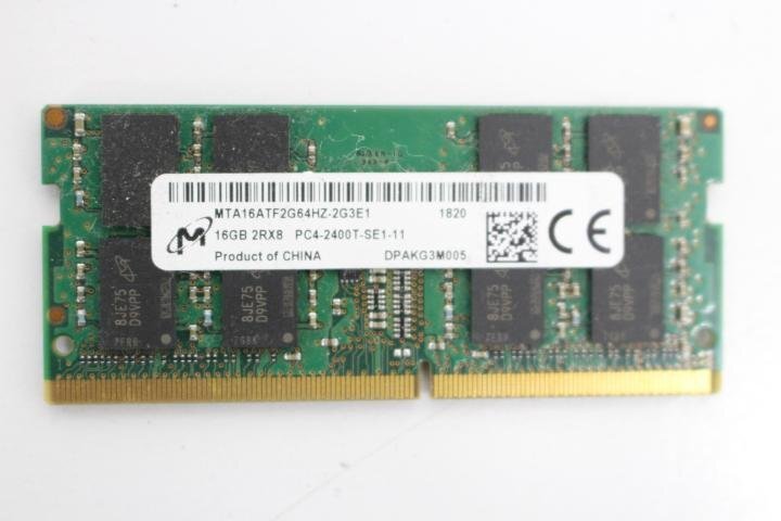 Micron MTA16ATF2G64HZ-2G3E1 16GB PC4-2400T ノート用 メモリ☆