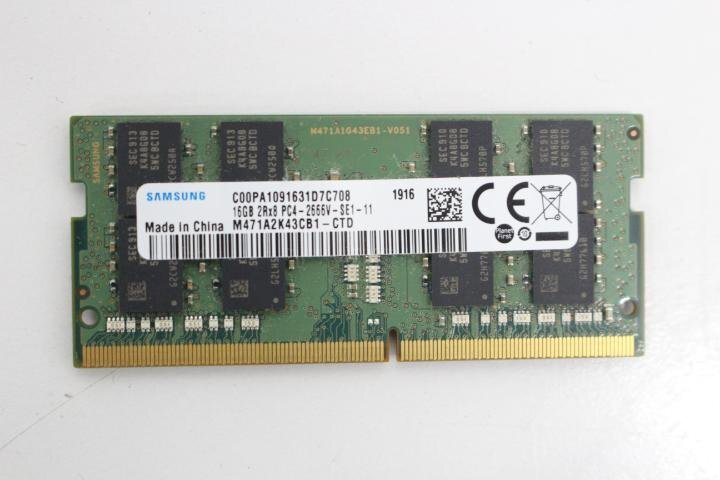 SAMSUNG M471A2K43CB1-CTD 16GB PC4-2666V ノート用 メモリ☆