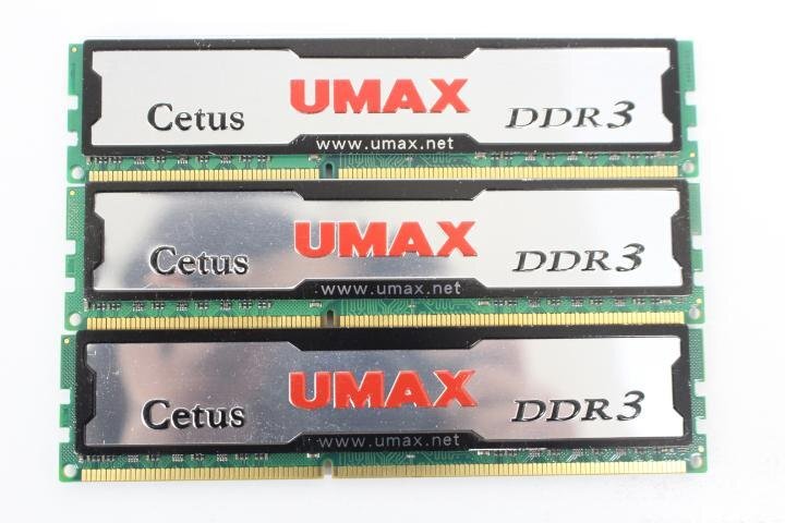 UMAX DDR3 PC3 10600 8GB×3枚セット 24GB メモリ☆