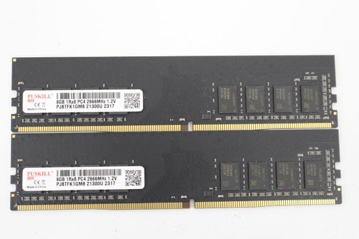 PUSKILL PJ8TFK1GM8 DDR4 PC4 2666 8GB×2枚セット 16GB メモリ☆