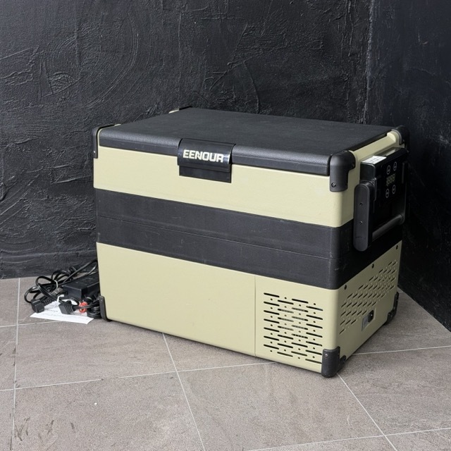 車載冷蔵庫 【中古】EENOUR イーノウ S42 42L 急速冷凍 2室独立 ポータブル冷蔵庫 アウトドア キャンプ 冷蔵冷凍庫 / 70082