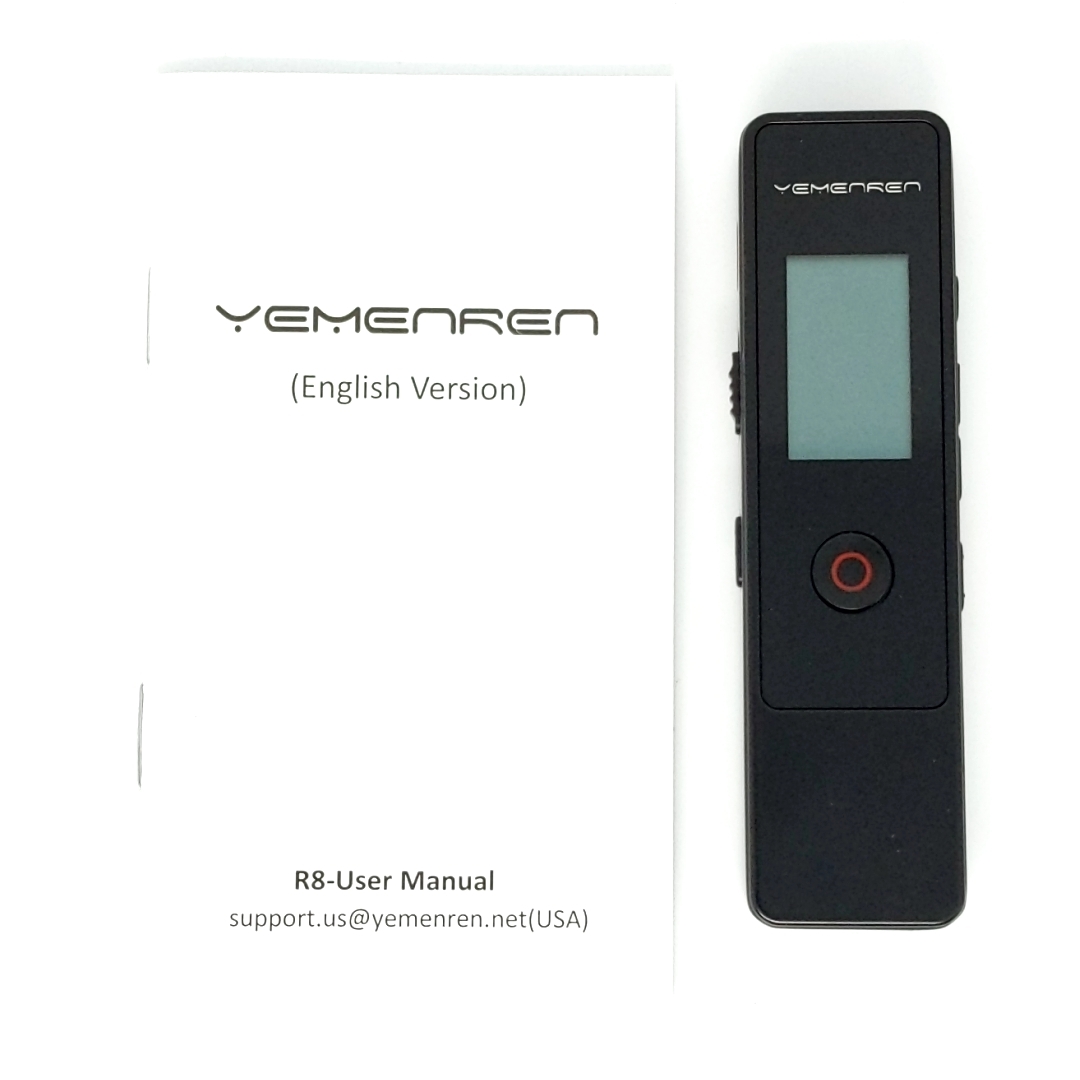 動作品★YEMENREN R8 8GB ICレコーダー デジタルボイスレコーダー Digital Voice Recorder