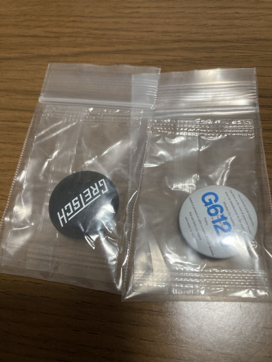 GRETSCH 缶バッジ Ｇ6120 未開封品　2点セット