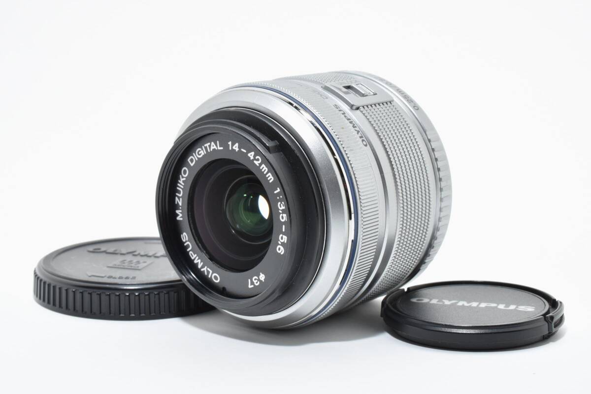 オリンパス Olympus M.Zuiko カメラレンズ 14-42mm f3.5-5.6 シルバー