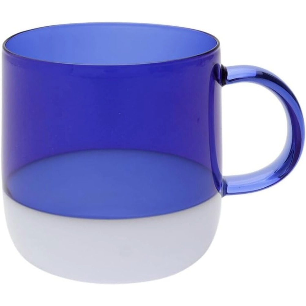 マグカップ 耐熱ガラス amabro アマブロ ツートーン ブルー 350ml TWO TONE MUG 食洗機・電子レンジ対応 カフェ コーヒー おしゃれ ギフト