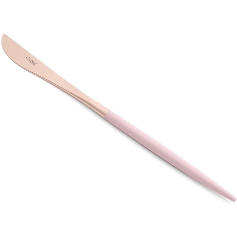 クチポール GOA デザートナイフ ピンク×ローズゴールド Cutipol ゴア おしゃれ カトラリー ポルトガル 新生活 ギフト