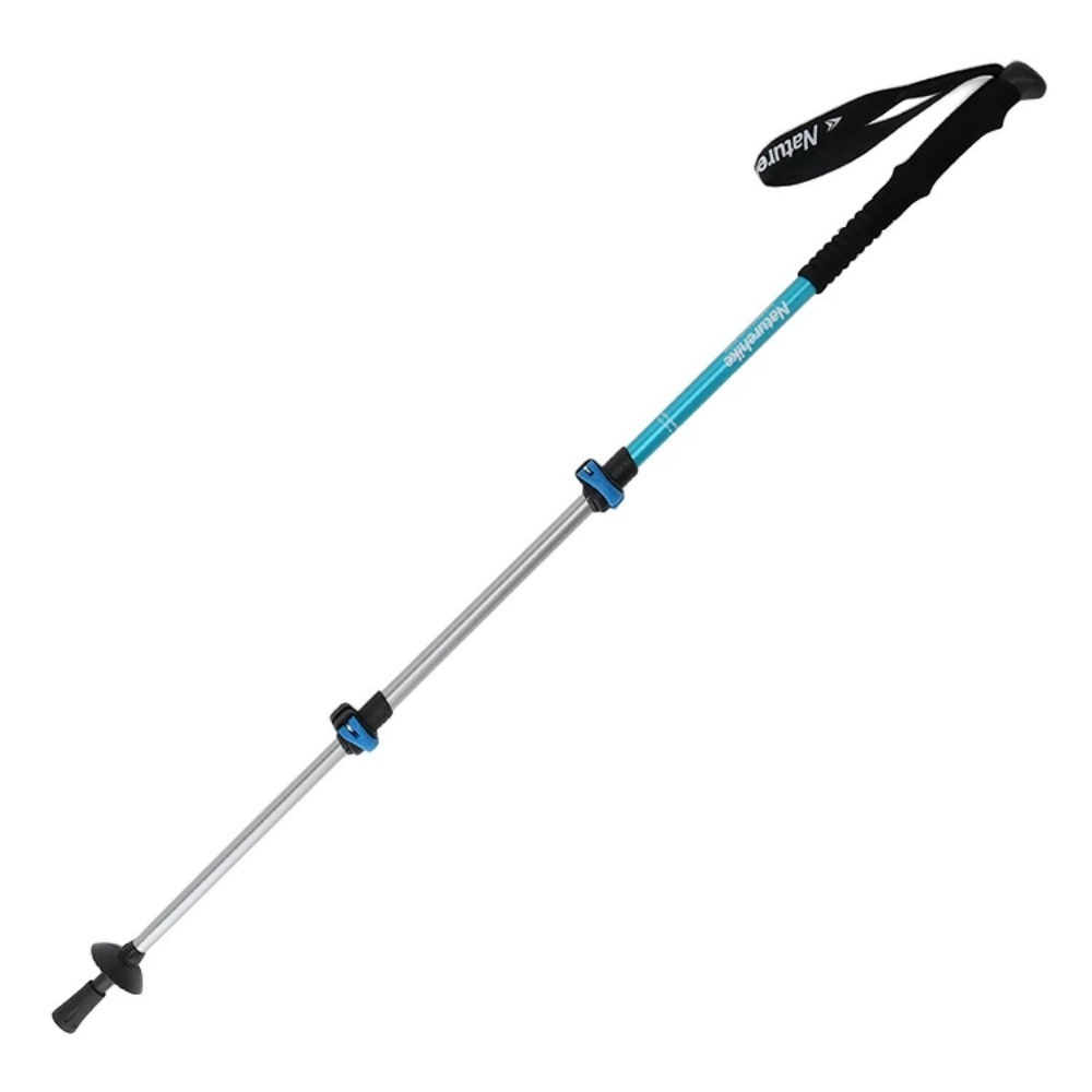 トレッキングポール 登山 杖 ステッキ ネイチャーハイク Naturehike アルミ 軽量 伸縮 3-Node ブルー ウォーキング 新生活